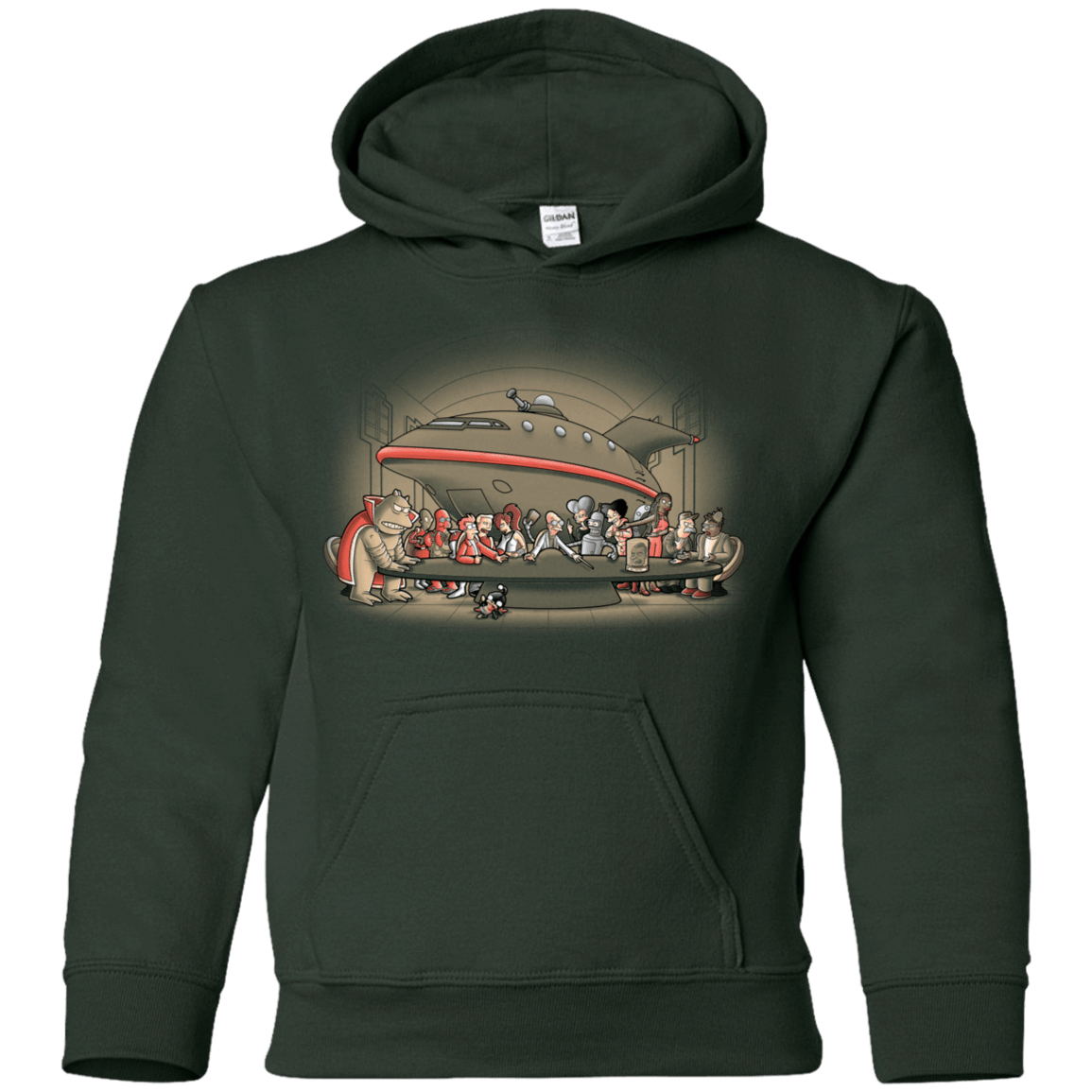 Sweatshirts Forest Green / YS Future Dinner Youth Hoodie