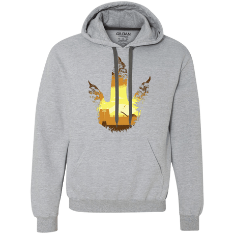 Sweatshirts Sport Grey / S Future Footprints Premium Fleece Hoodie
