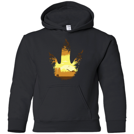 Sweatshirts Black / YS Future Footprints Youth Hoodie