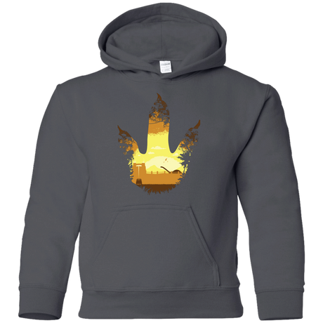 Sweatshirts Charcoal / YS Future Footprints Youth Hoodie