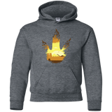 Sweatshirts Dark Heather / YS Future Footprints Youth Hoodie