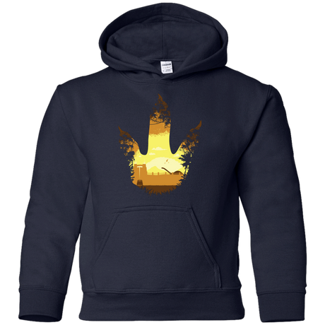 Sweatshirts Navy / YS Future Footprints Youth Hoodie