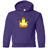 Sweatshirts Purple / YS Future Footprints Youth Hoodie