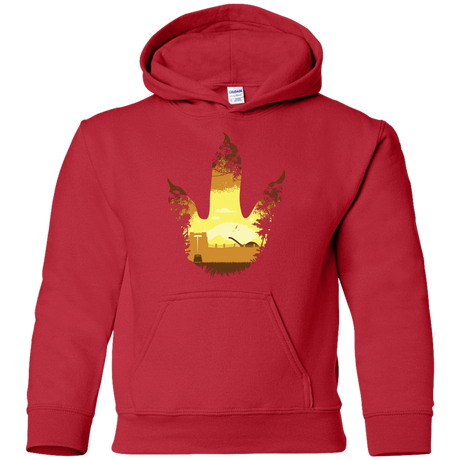 Sweatshirts Red / YS Future Footprints Youth Hoodie