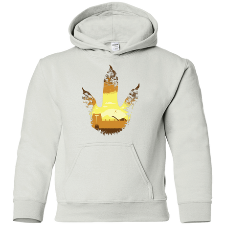 Sweatshirts White / YS Future Footprints Youth Hoodie