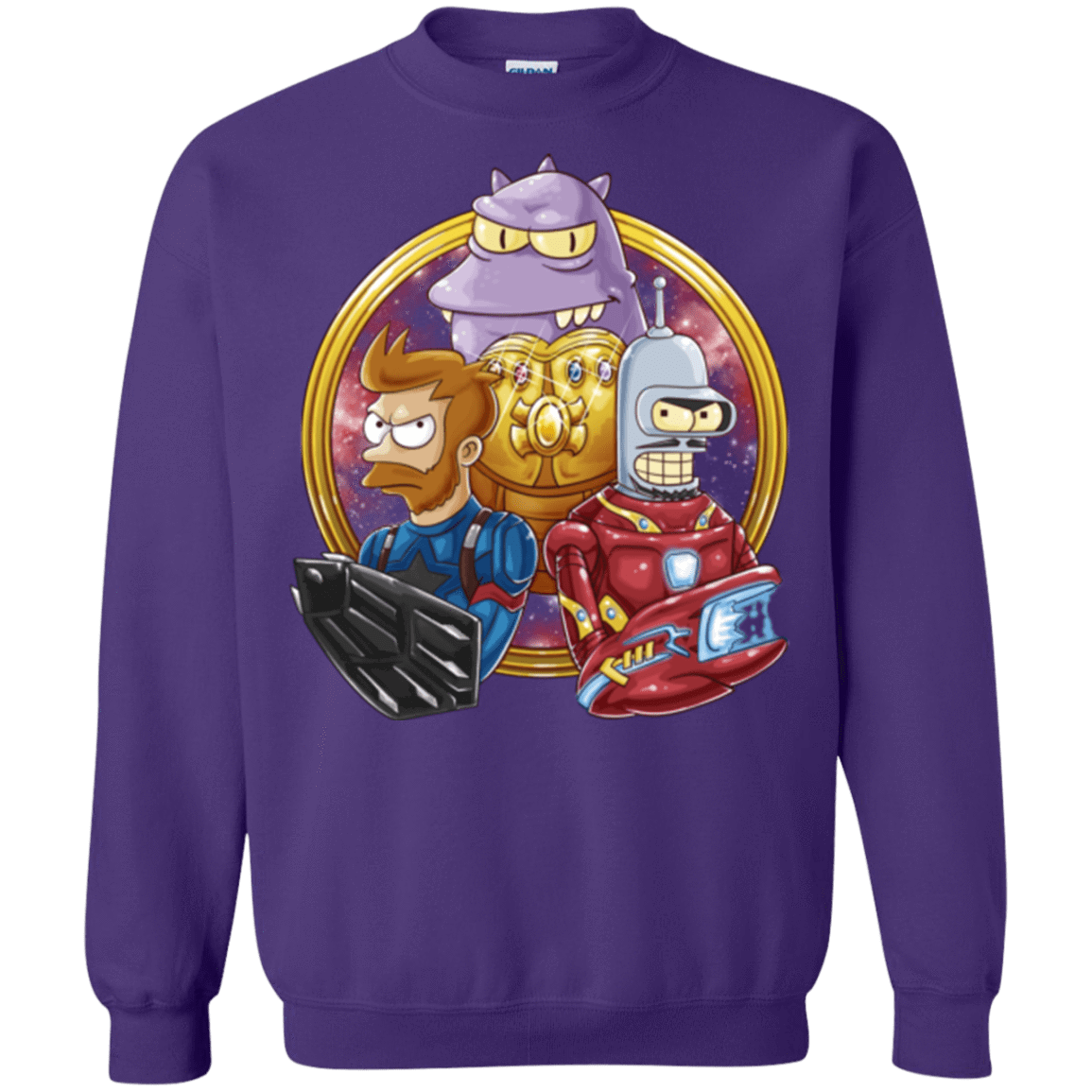 Sweatshirts Purple / S Future War Crewneck Sweatshirt