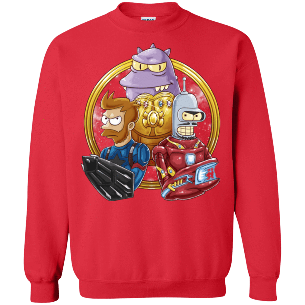 Sweatshirts Red / S Future War Crewneck Sweatshirt