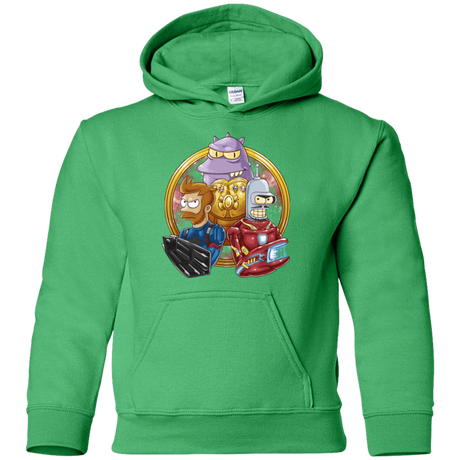 Sweatshirts Irish Green / YS Future War Youth Hoodie