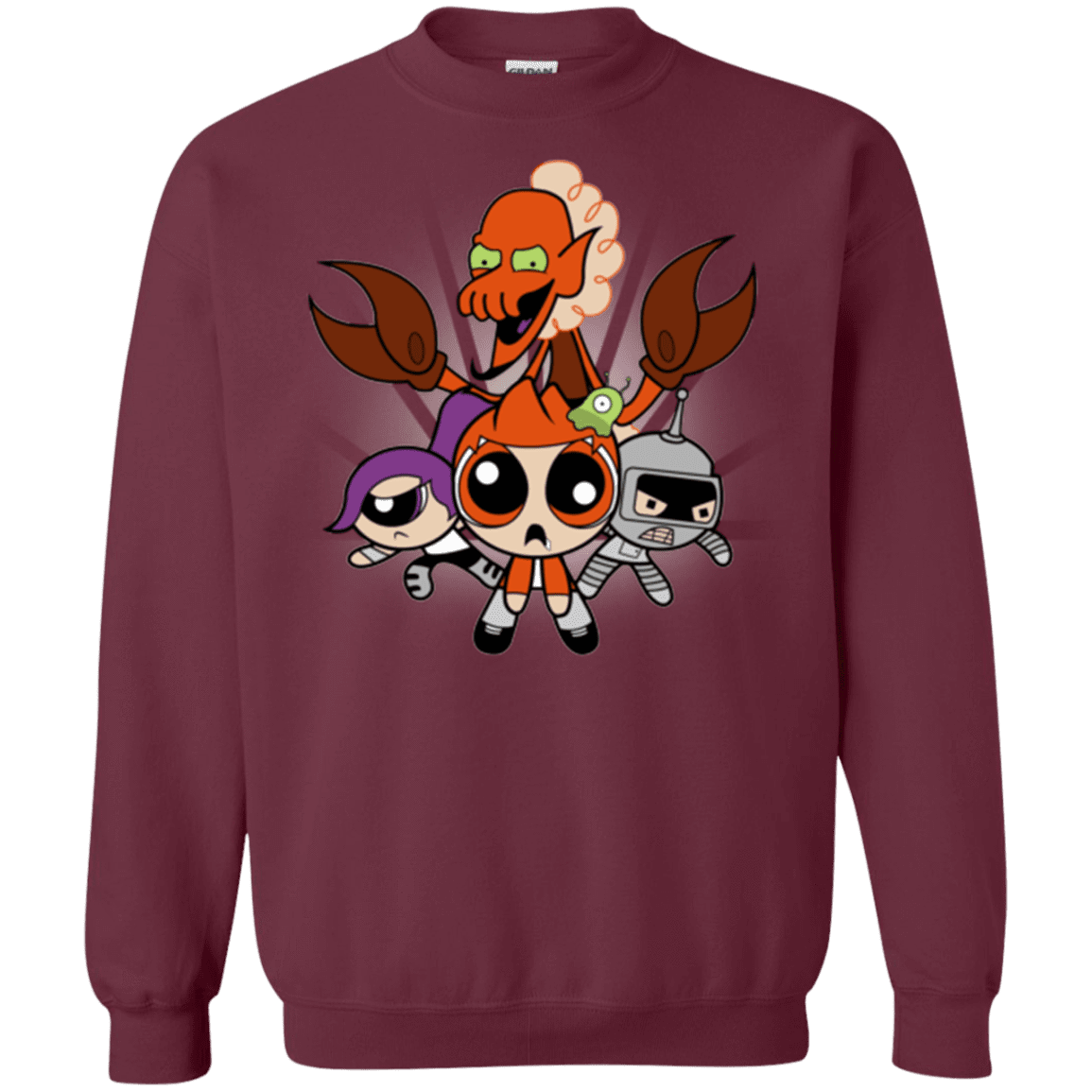 Sweatshirts Maroon / Small Futurepuffs Crewneck Sweatshirt