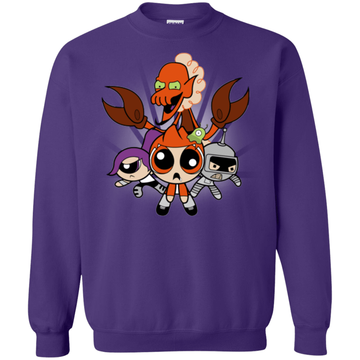 Sweatshirts Purple / Small Futurepuffs Crewneck Sweatshirt