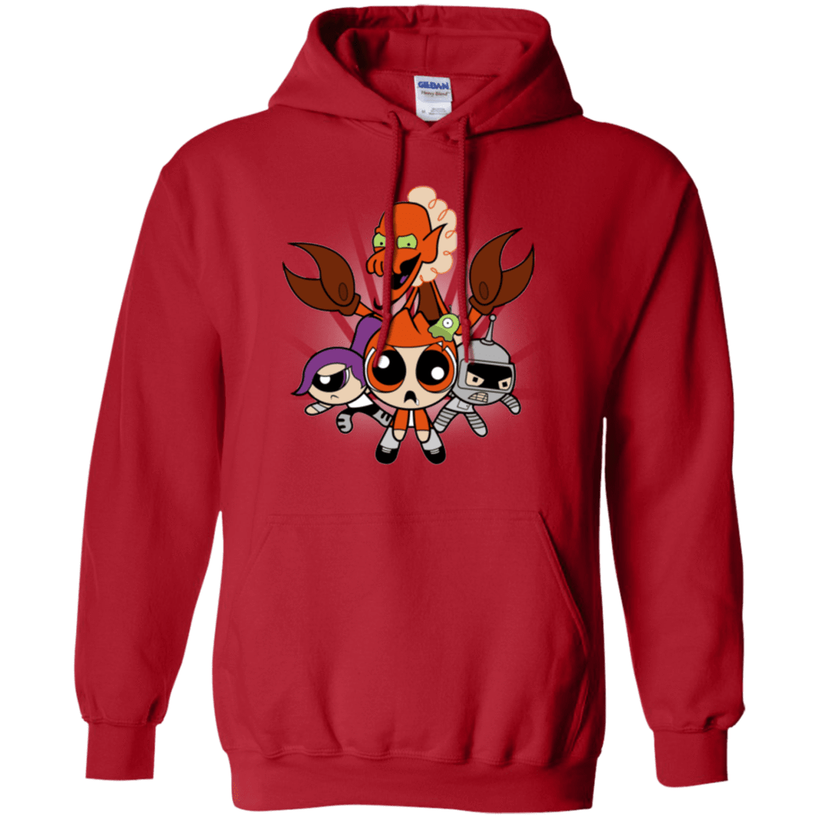 Sweatshirts Red / Small Futurepuffs Pullover Hoodie