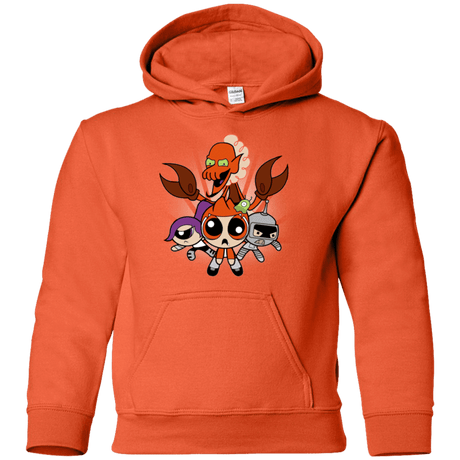 Sweatshirts Orange / YS Futurepuffs Youth Hoodie