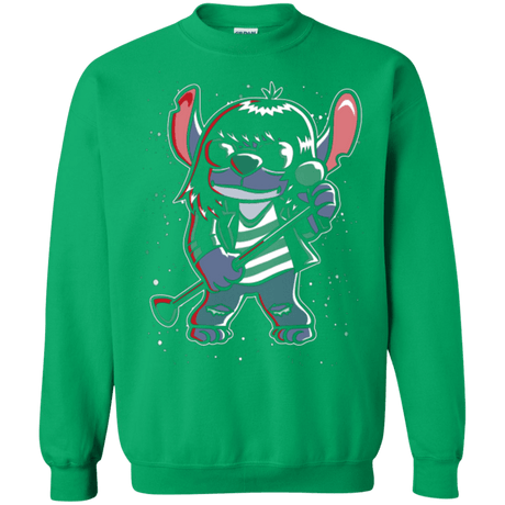 Sweatshirts Irish Green / Small Gabba Gabba Space Layers Crewneck Sweatshirt