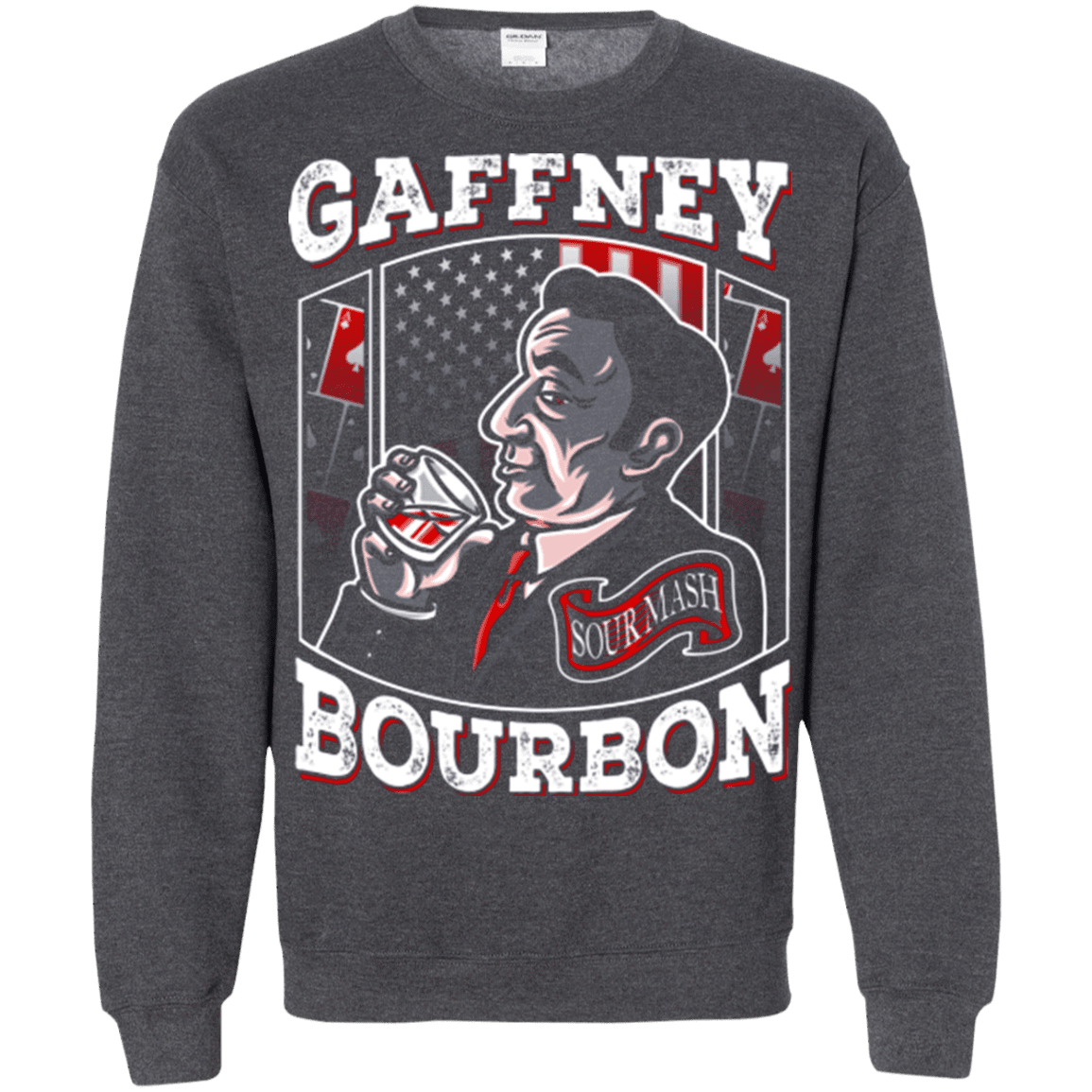 Sweatshirts Dark Heather / Small Gaffney Bourbon Crewneck Sweatshirt