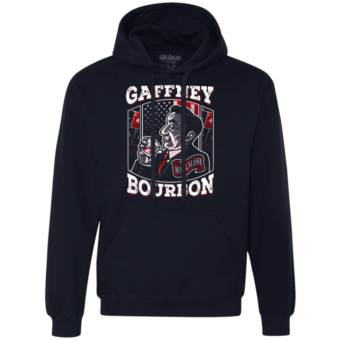 Sweatshirts Navy / Small Gaffney Bourbon Premium Fleece Hoodie