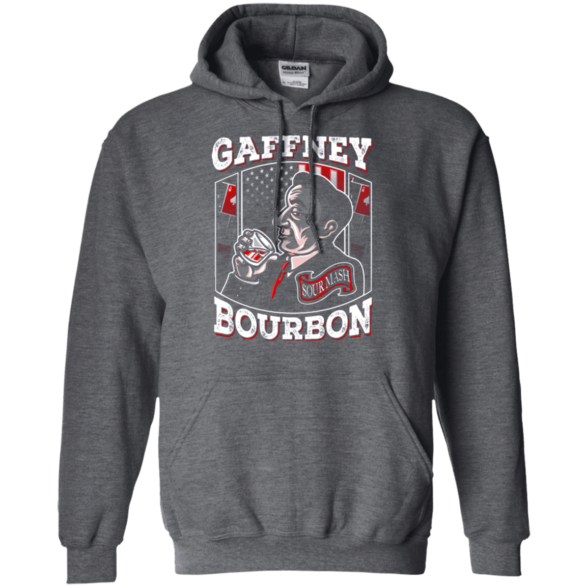 Sweatshirts Dark Heather / Small Gaffney Bourbon Pullover Hoodie