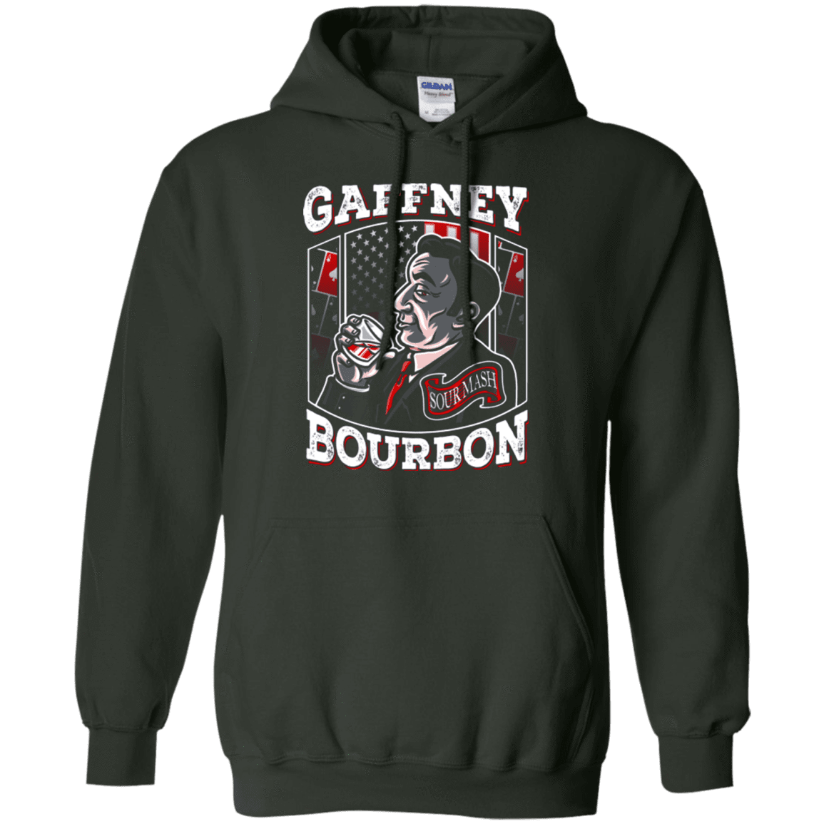 Sweatshirts Forest Green / Small Gaffney Bourbon Pullover Hoodie