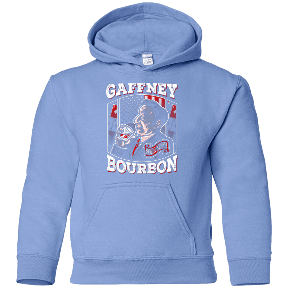 Sweatshirts Carolina Blue / YS Gaffney Bourbon Youth Hoodie