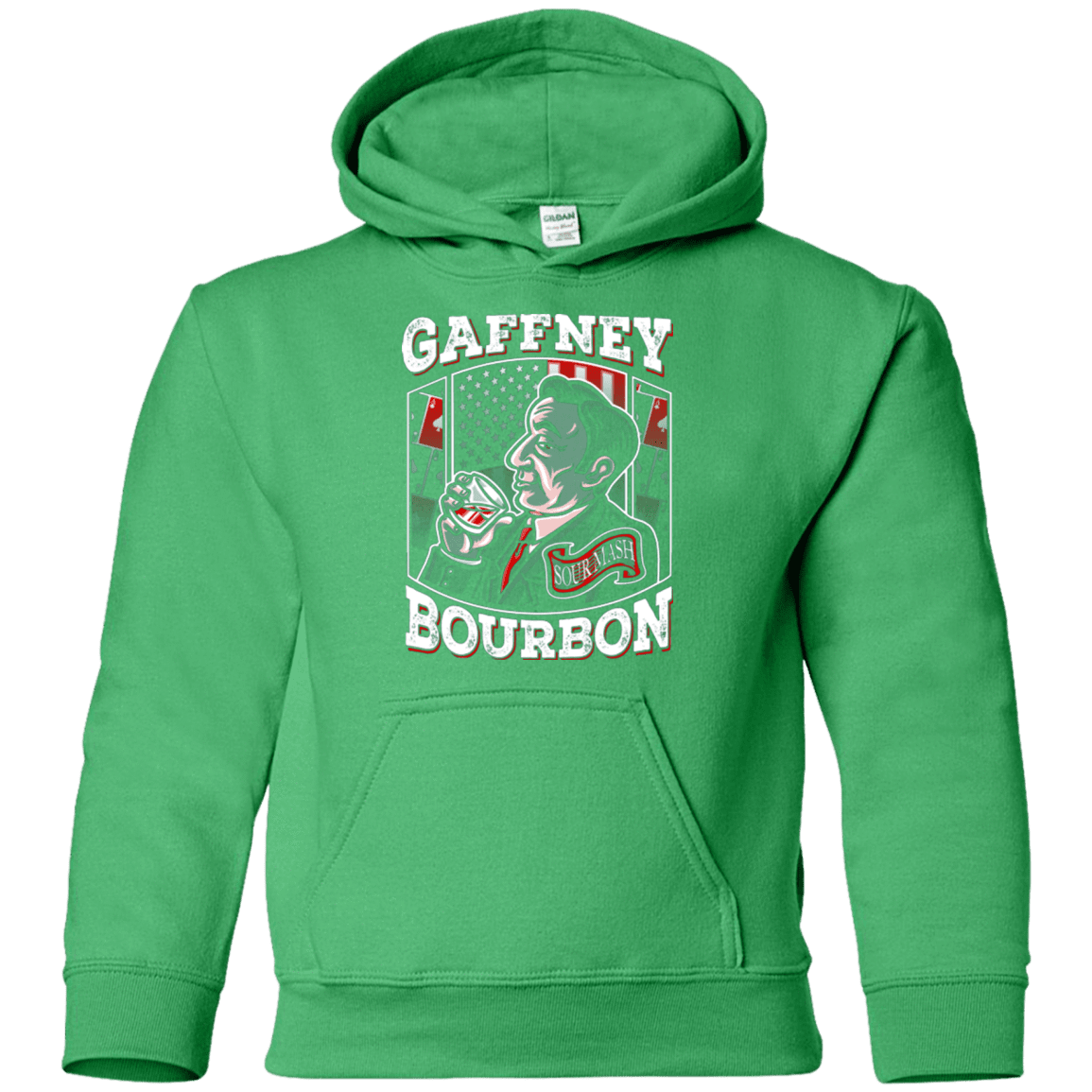 Sweatshirts Irish Green / YS Gaffney Bourbon Youth Hoodie