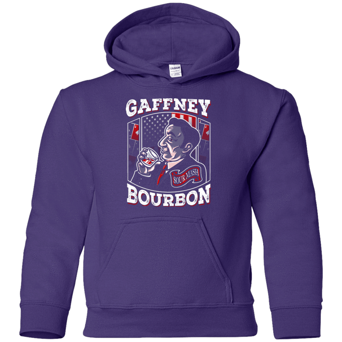 Sweatshirts Purple / YS Gaffney Bourbon Youth Hoodie