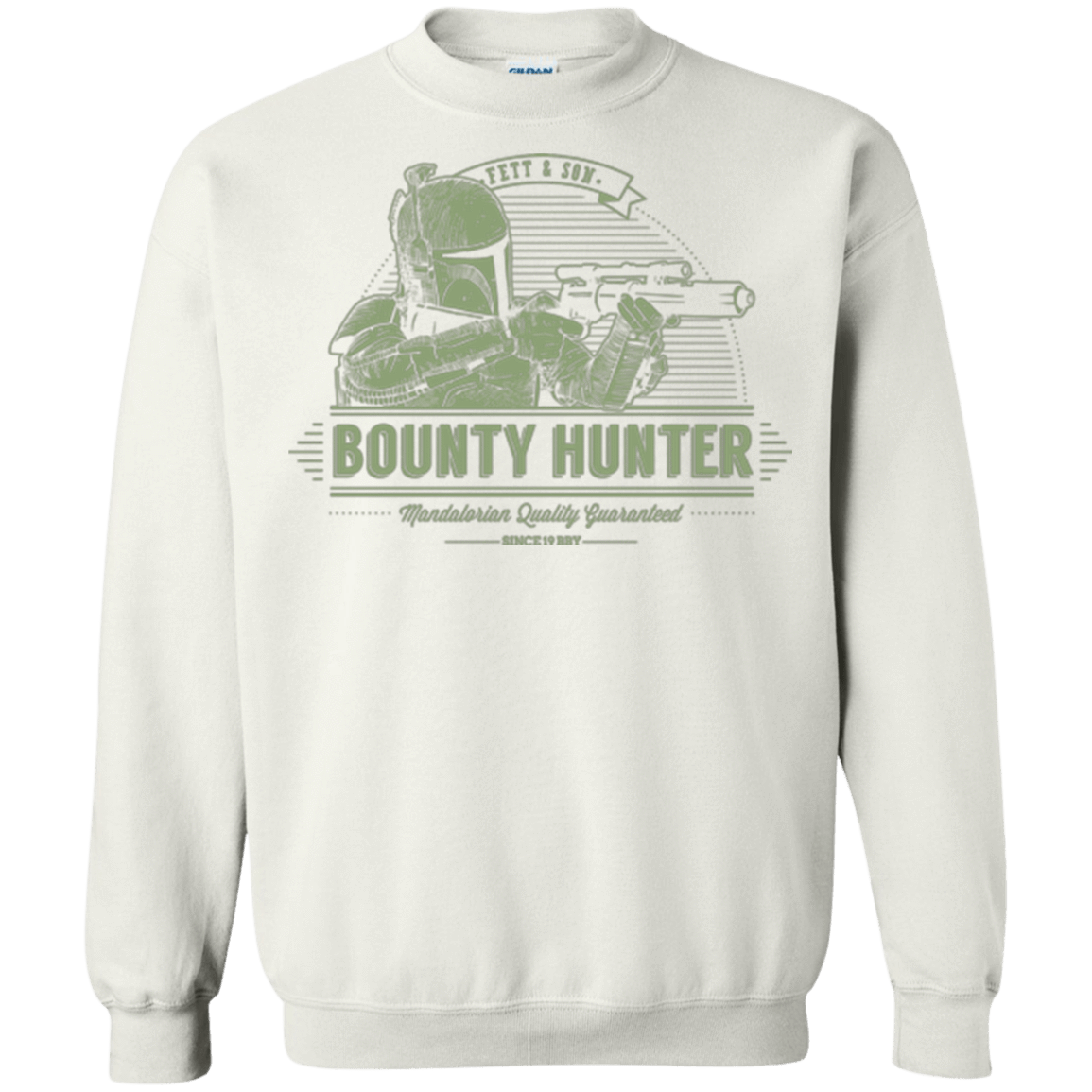 Sweatshirts White / Small Galactic Bounty Hunter Crewneck Sweatshirt