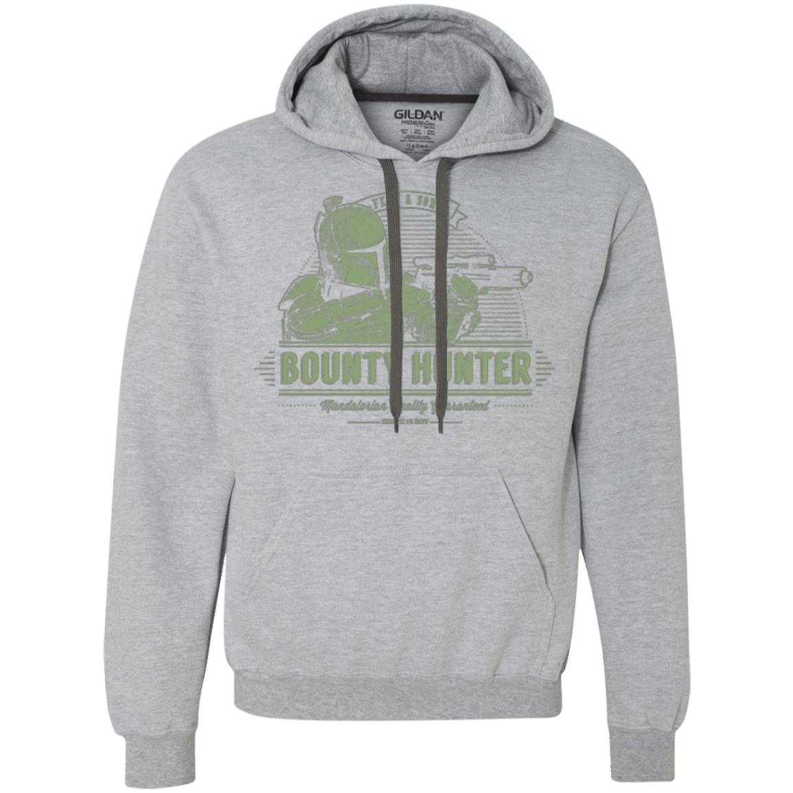 Sweatshirts Sport Grey / Small Galactic Bounty Hunter Premium Fleece Hoodie