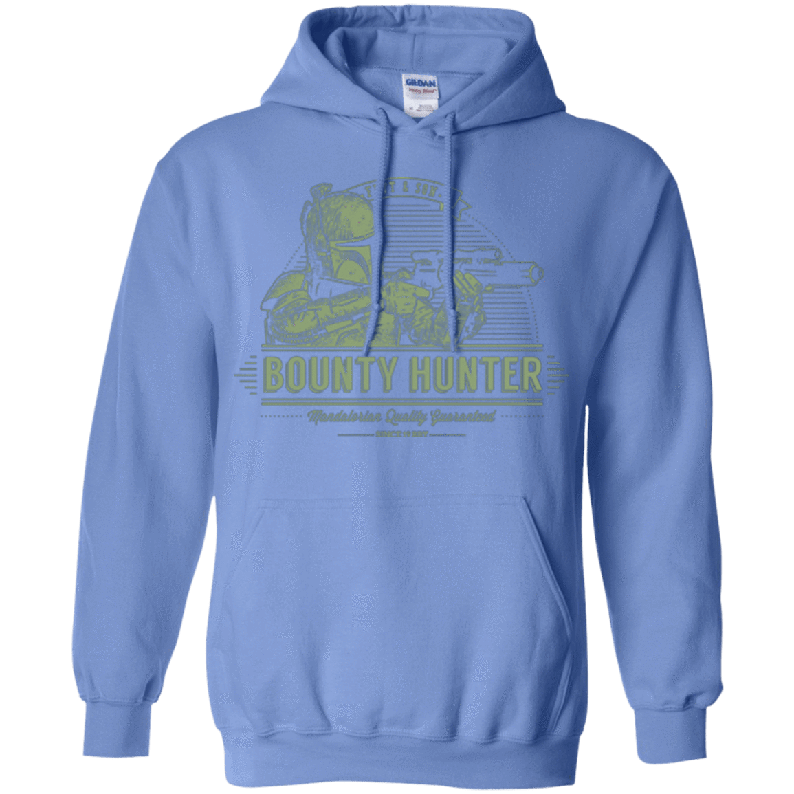 Sweatshirts Carolina Blue / Small Galactic Bounty Hunter Pullover Hoodie