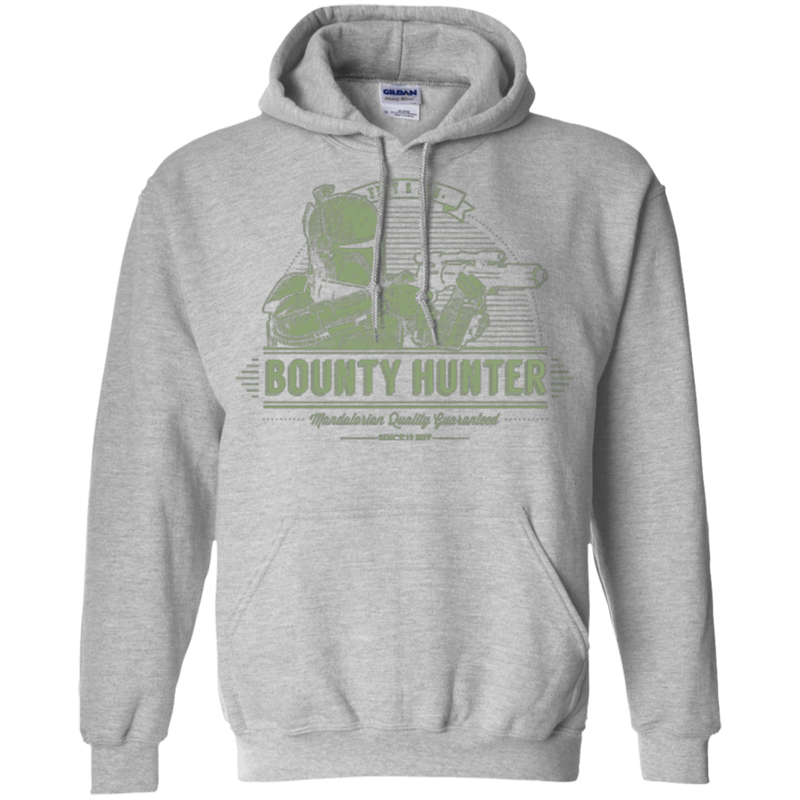 Sweatshirts Sport Grey / Small Galactic Bounty Hunter Pullover Hoodie