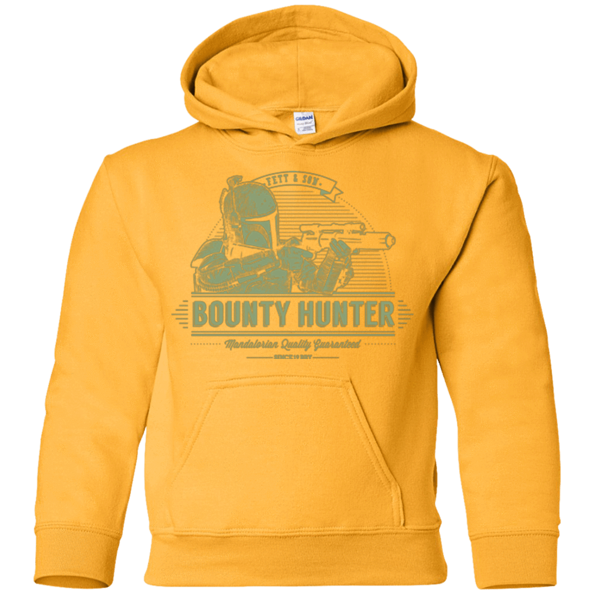 Sweatshirts Gold / YS Galactic Bounty Hunter Youth Hoodie