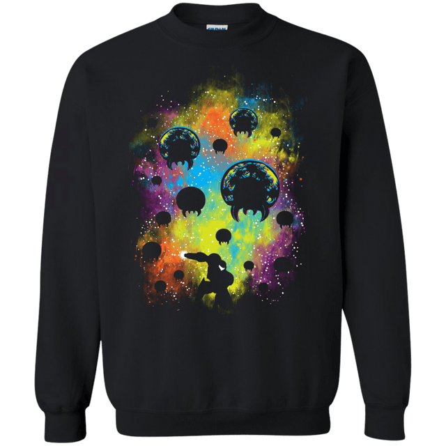 Sweatshirts Black / S Galactic Warrior Crewneck Sweatshirt