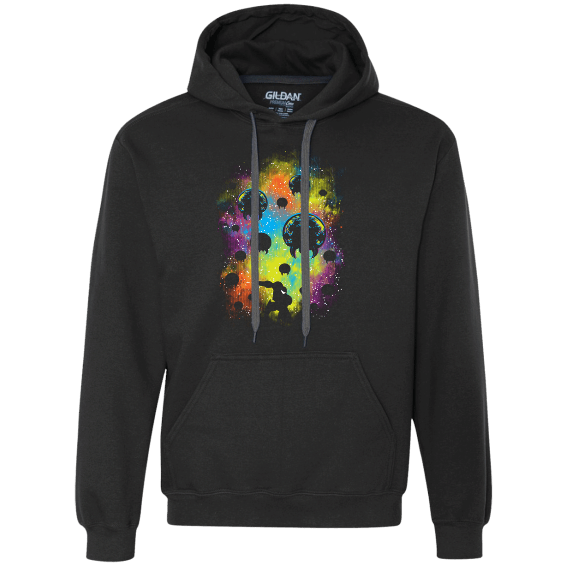 Sweatshirts Black / S Galactic Warrior Premium Fleece Hoodie