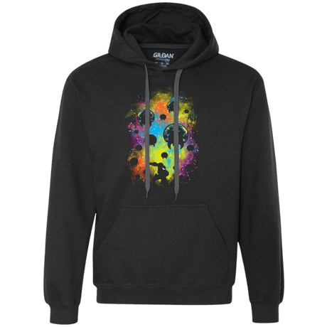 Sweatshirts Black / S Galactic Warrior Premium Fleece Hoodie