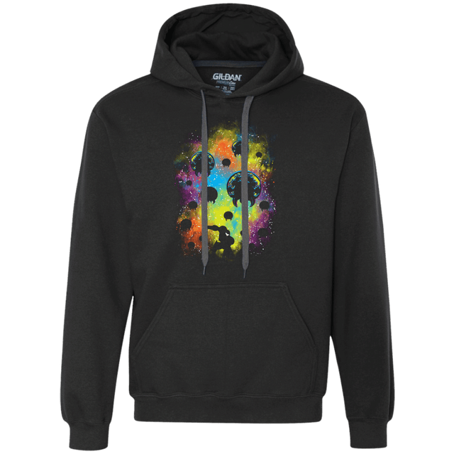Sweatshirts Black / S Galactic Warrior Premium Fleece Hoodie