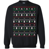 Sweatshirts Black / Small Galaga Christmas Crewneck Sweatshirt