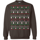 Sweatshirts Dark Chocolate / Small Galaga Christmas Crewneck Sweatshirt