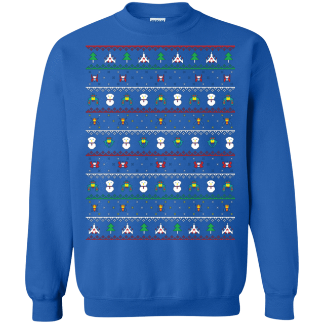 Sweatshirts Royal / Small Galaga Christmas Crewneck Sweatshirt