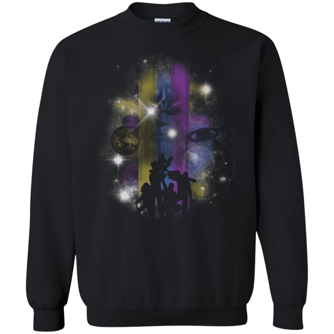 Sweatshirts Black / Small Galaxy A Holes Crewneck Sweatshirt
