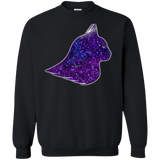 Sweatshirts Black / S Galaxy Cat Crewneck Sweatshirt