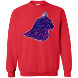 Sweatshirts Red / S Galaxy Cat Crewneck Sweatshirt