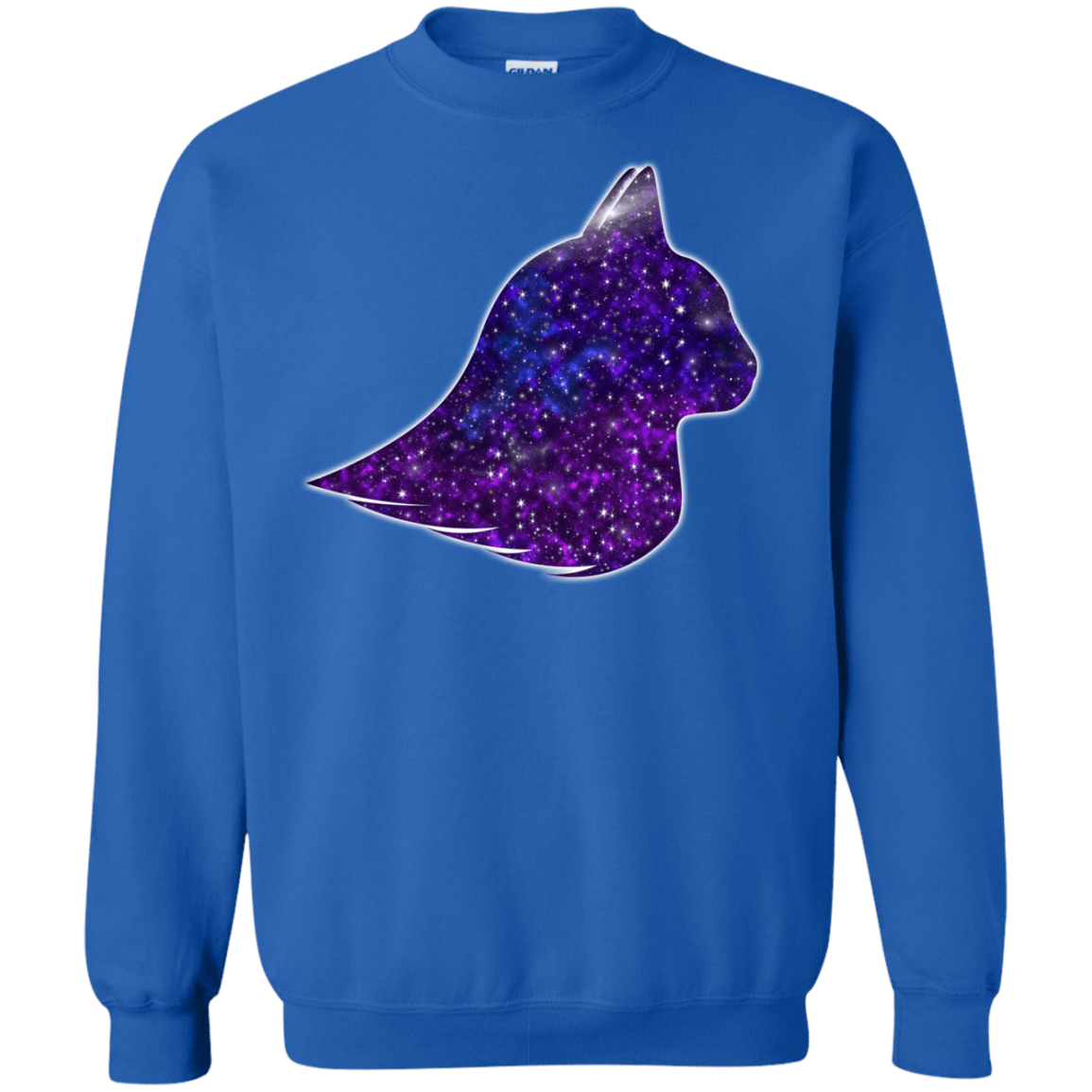 Sweatshirts Royal / S Galaxy Cat Crewneck Sweatshirt