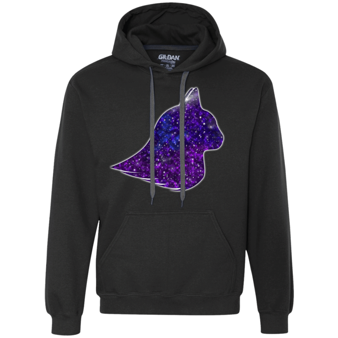 Sweatshirts Black / S Galaxy Cat Premium Fleece Hoodie