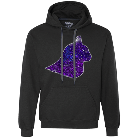 Sweatshirts Black / S Galaxy Cat Premium Fleece Hoodie