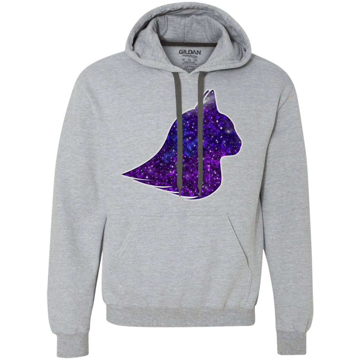 Sweatshirts Sport Grey / S Galaxy Cat Premium Fleece Hoodie