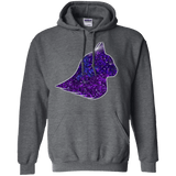 Sweatshirts Dark Heather / S Galaxy Cat Pullover Hoodie