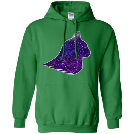 Sweatshirts Irish Green / S Galaxy Cat Pullover Hoodie