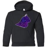 Sweatshirts Black / YS Galaxy Cat Youth Hoodie