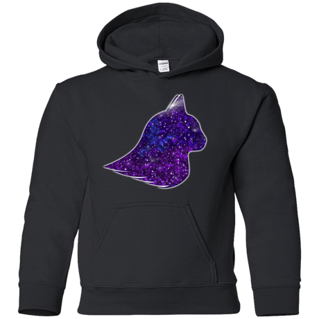 Sweatshirts Black / YS Galaxy Cat Youth Hoodie