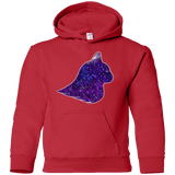 Sweatshirts Red / YS Galaxy Cat Youth Hoodie