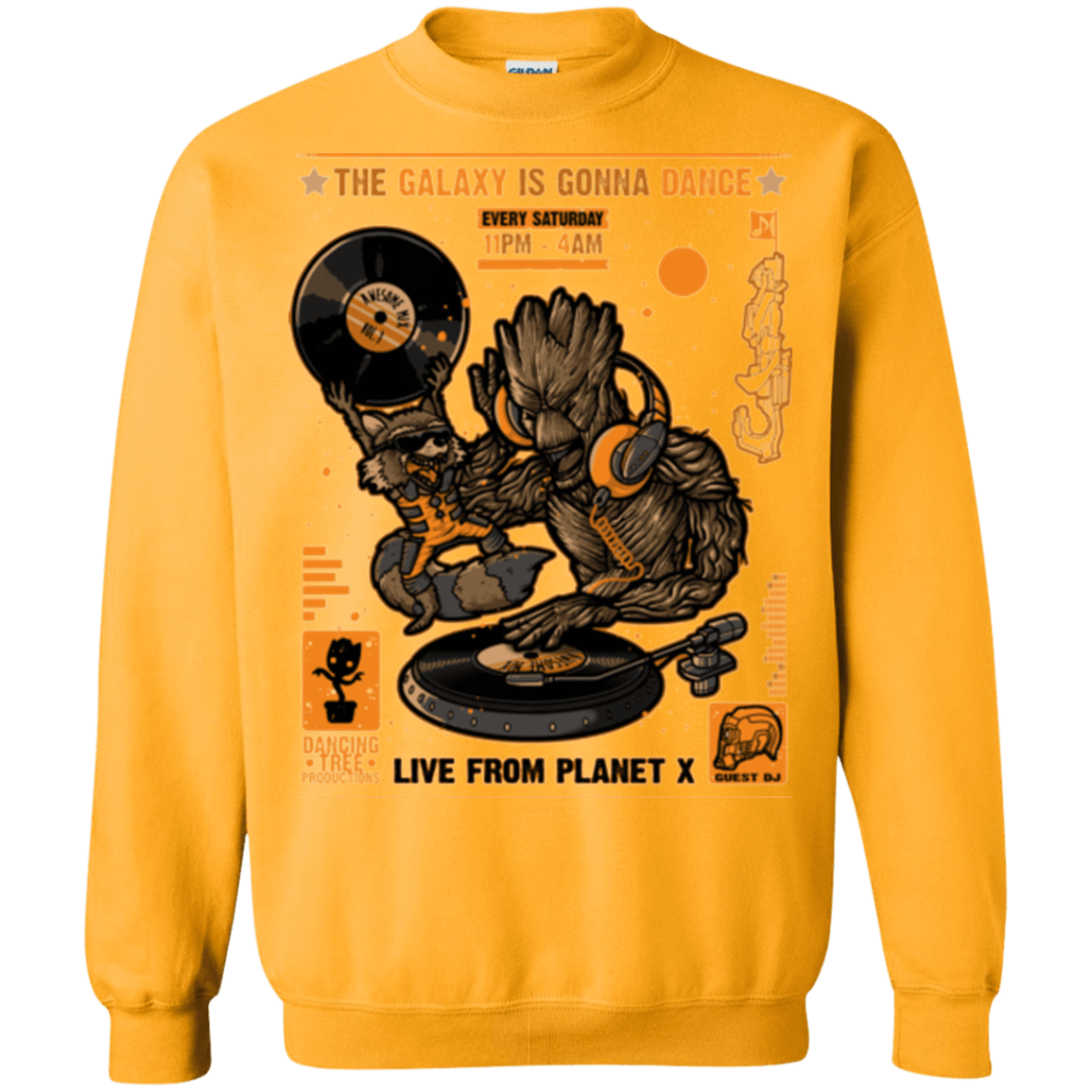 Sweatshirts Gold / Small GALAXY GIG Crewneck Sweatshirt