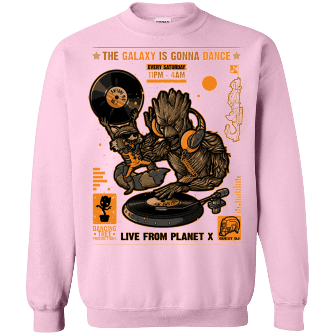 Sweatshirts Light Pink / Small GALAXY GIG Crewneck Sweatshirt